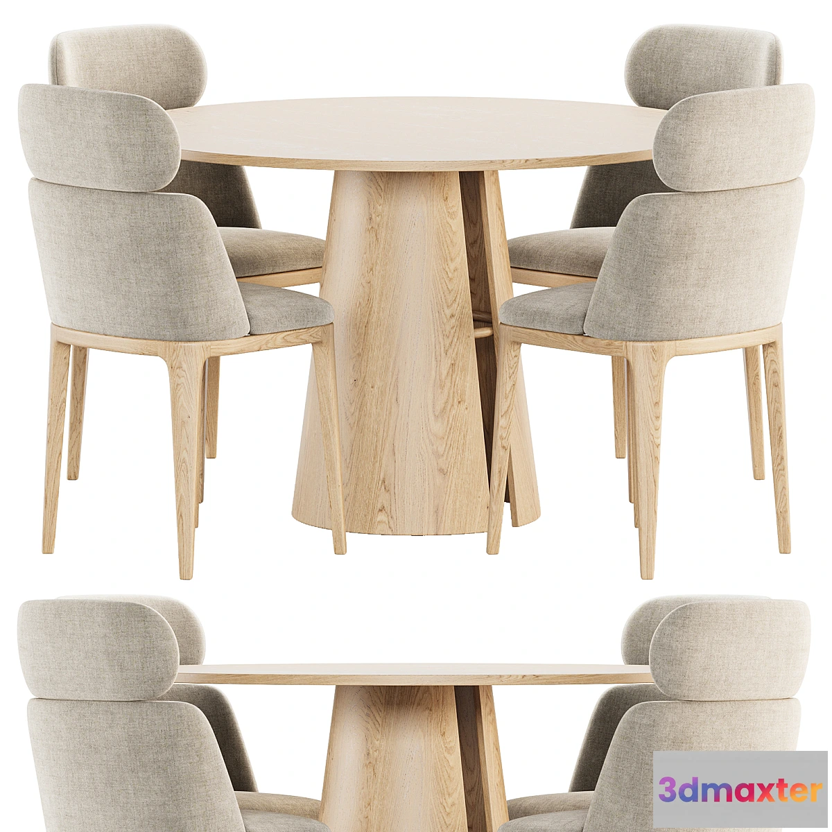 1352595 - Dining Set 25 3D Max