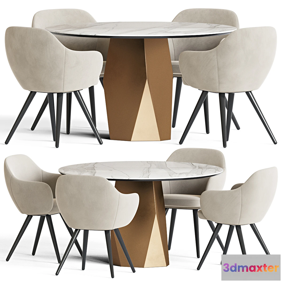 1356563 - Dining Set 100 3D Max