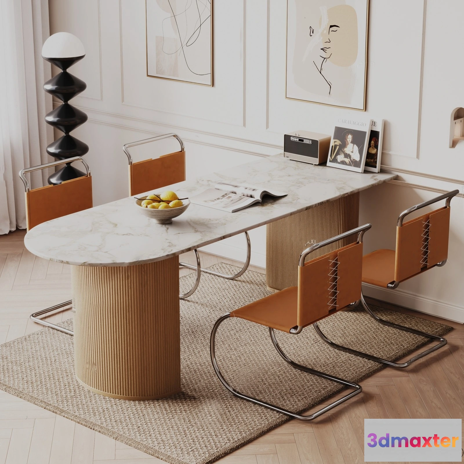 1358418 - Dining Table - 3D Models - 3D Furniture Models for Interior - 021 3D Max