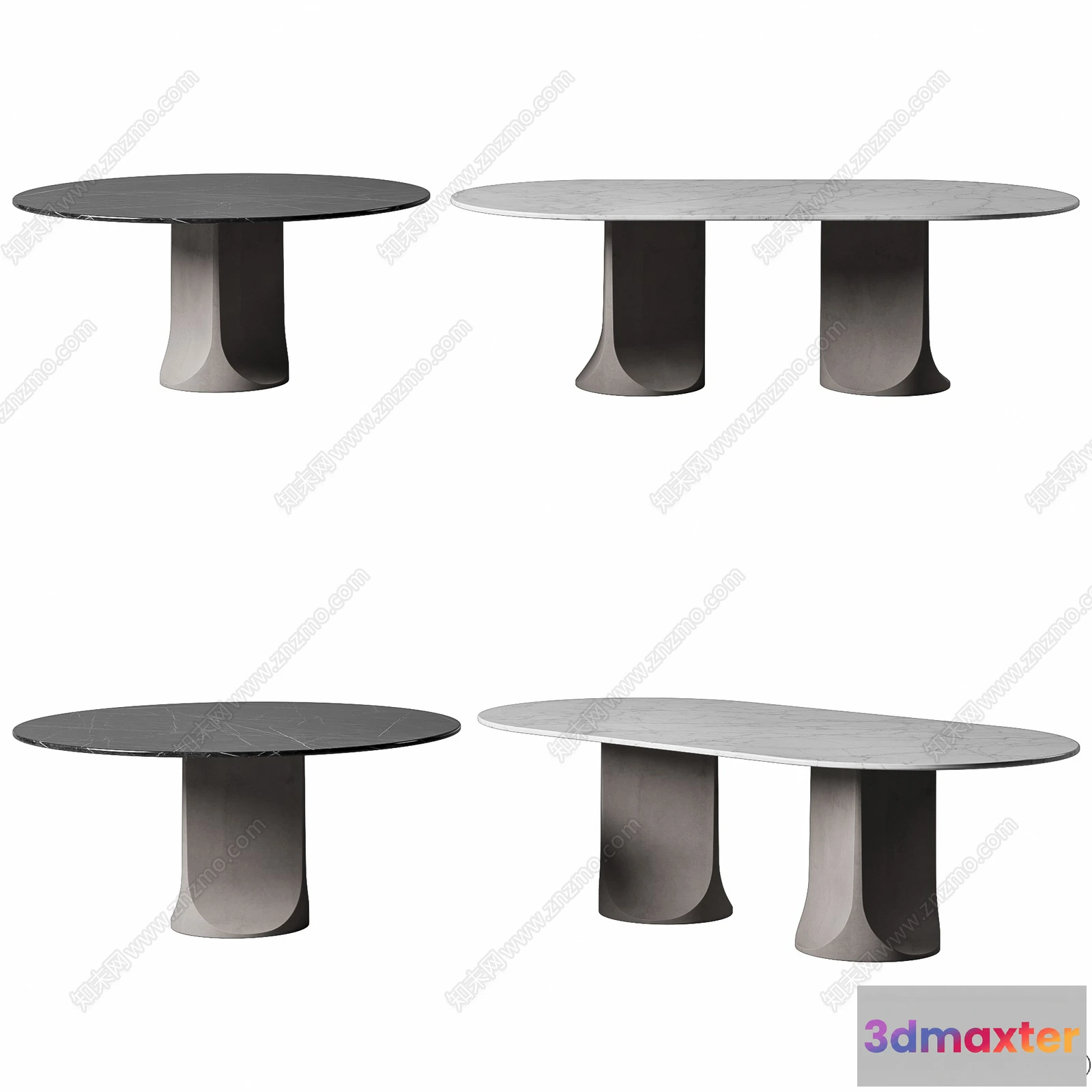 1359142 - Dining Table - 3D Models - 3D Furniture Models for Interior - 031 3D Max