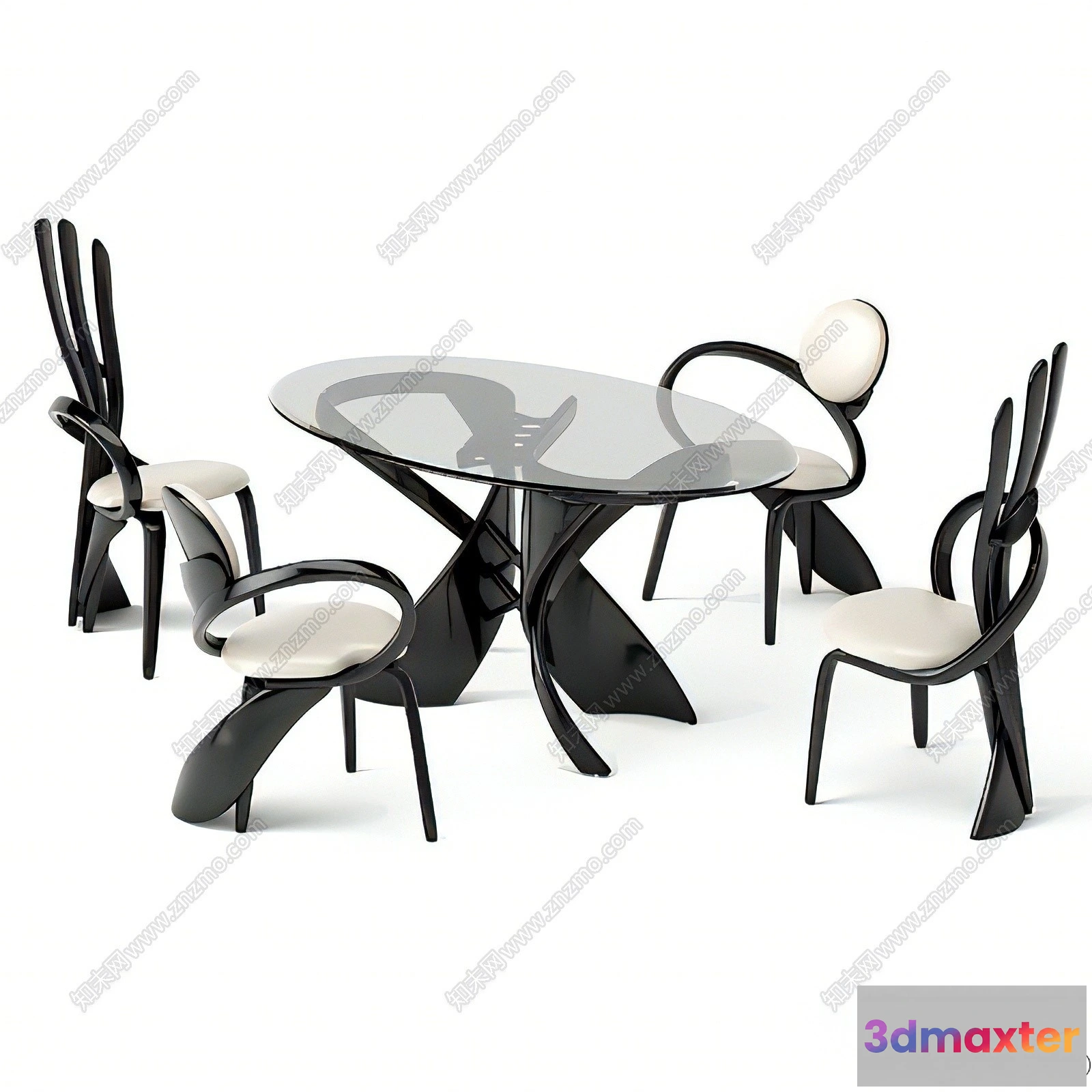 1360591 - Dining Table - 3D Models - 3D Furniture Models for Interior - 052 3D Max