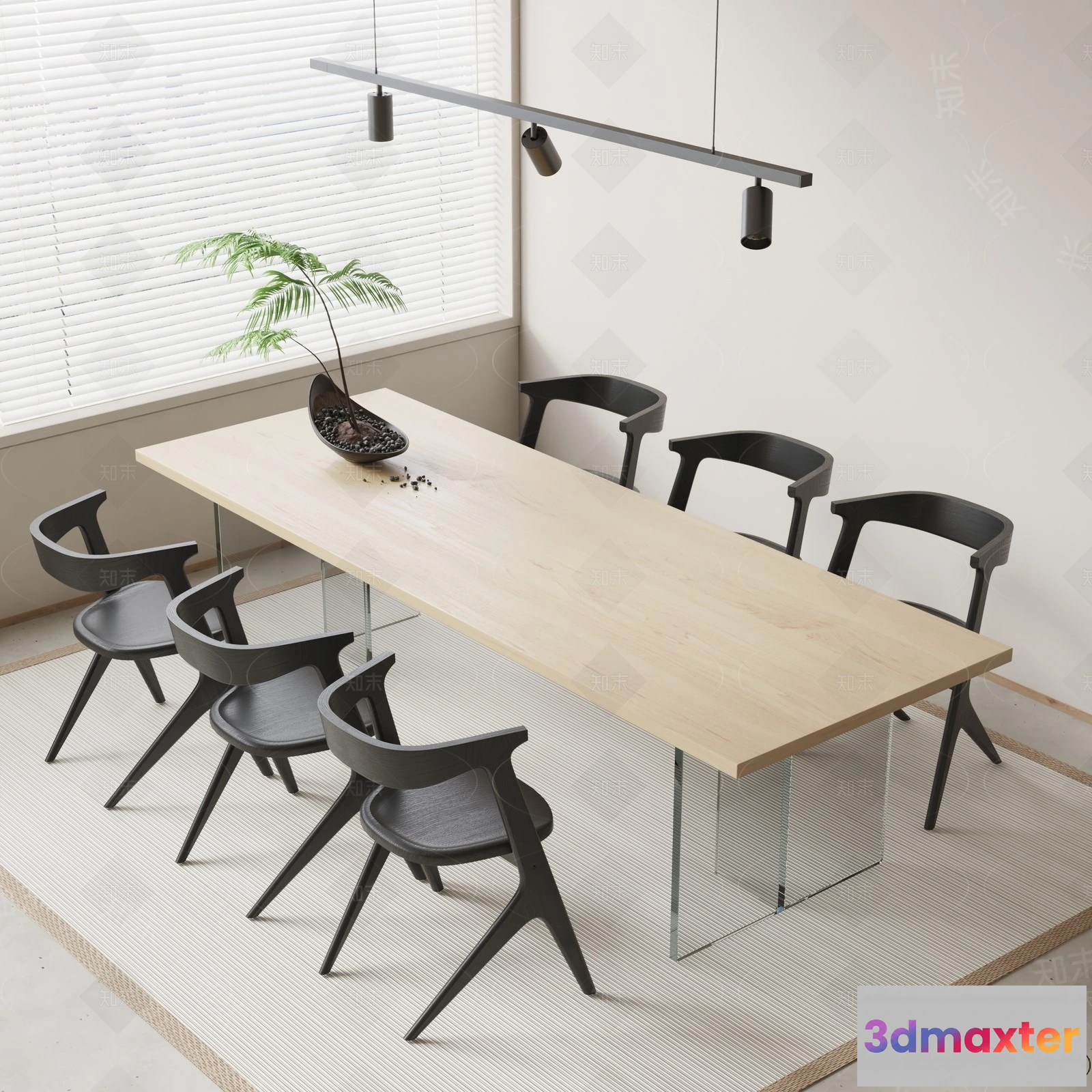 1372500 - Dining Table - 3D Models - 3D Furniture Models for Interior - 226 3D Max