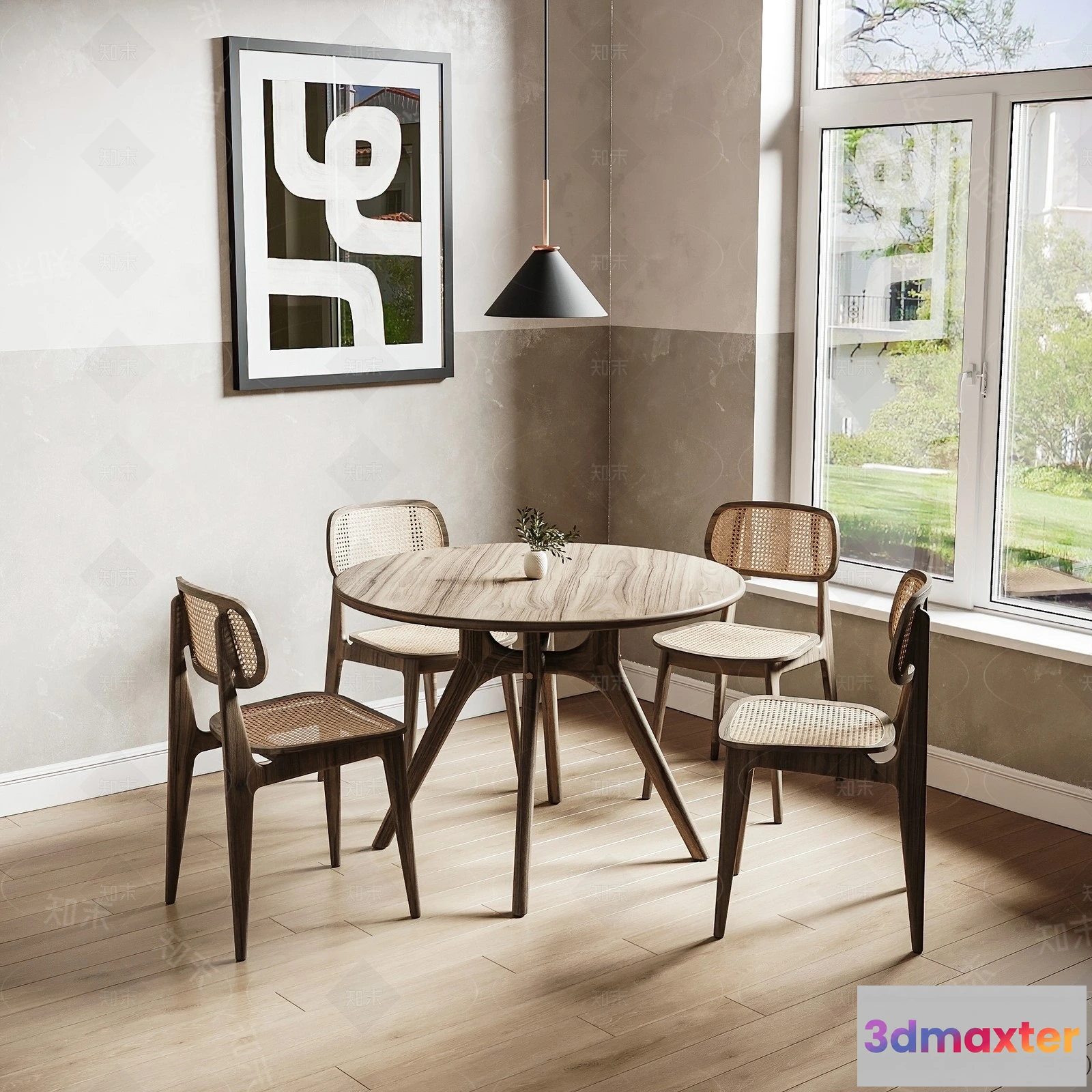 1372966 - Dining Table - 3D Models - 3D Furniture Models for Interior - 233 3D Max