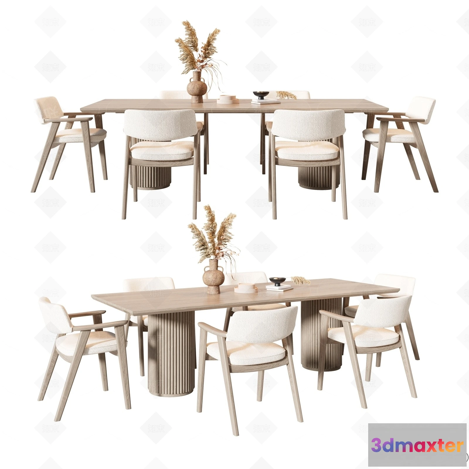1373037 - Dining Table - 3D Models - 3D Furniture Models for Interior - 234 3D Max