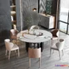 1390917 - Dining Table - 3D Models - 3D Furniture Models for Interior - 002 3D Max