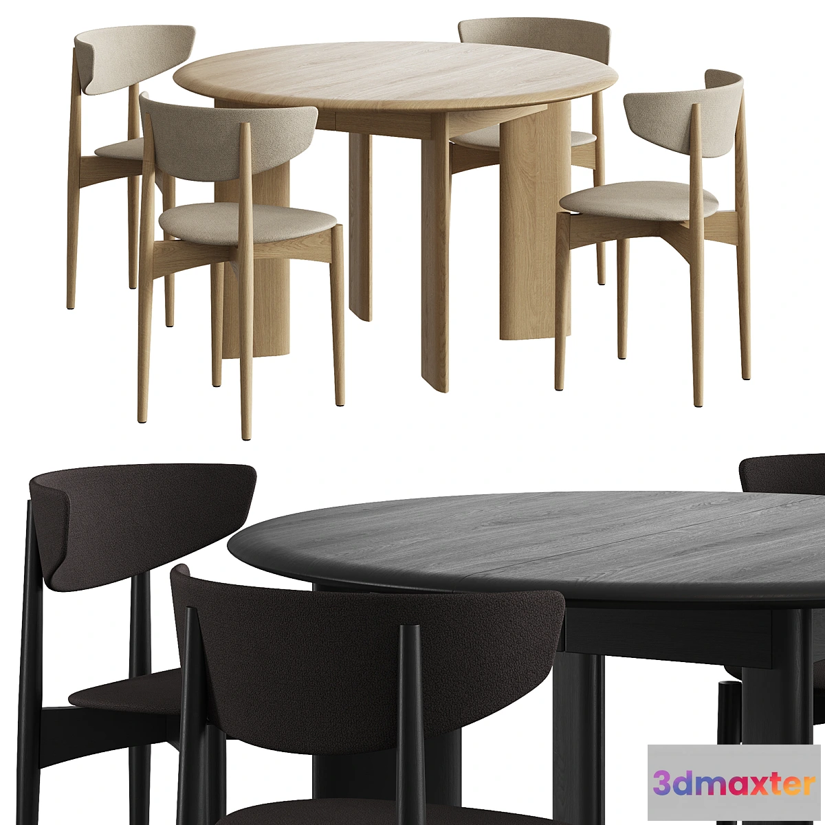 1396176 - Ferm Living Herman-Bevel (Set) 3D Max