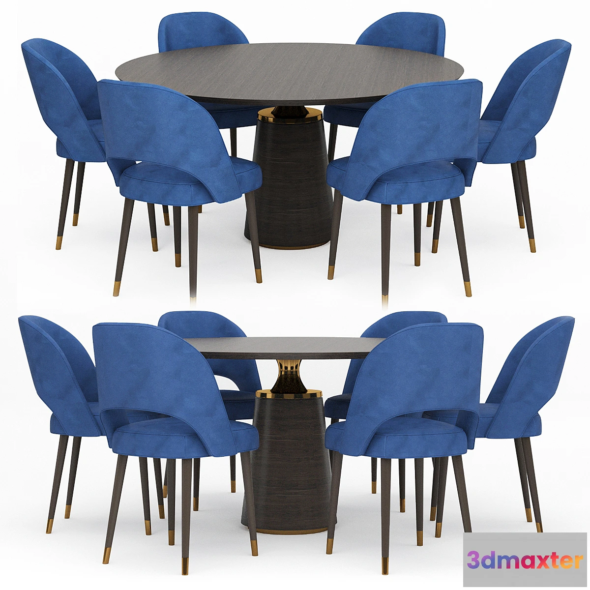 1398420 - Dining table set 007 3D Max