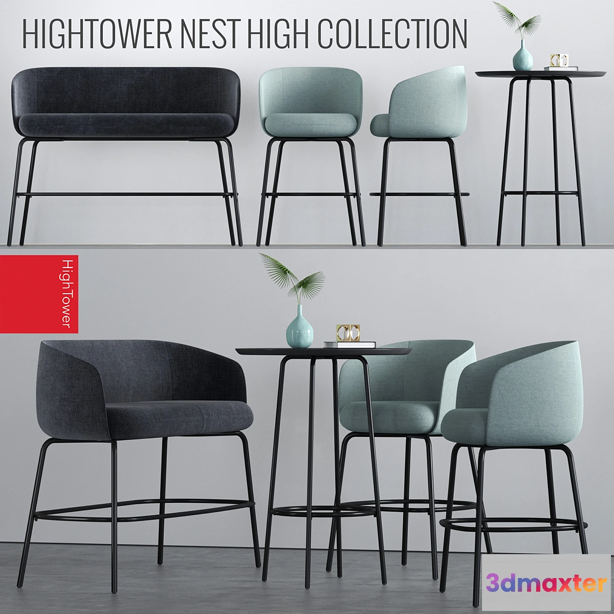 1406202 - HighTower High Nest Set 3D Max