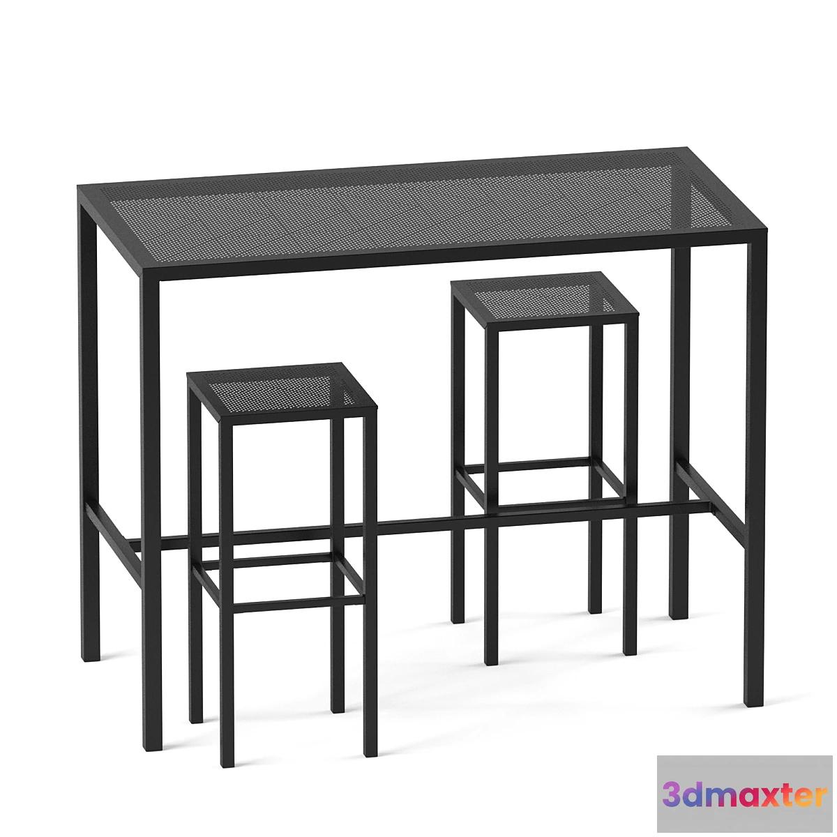 1406982 - Choe bar or counter stool and high table 3D Max