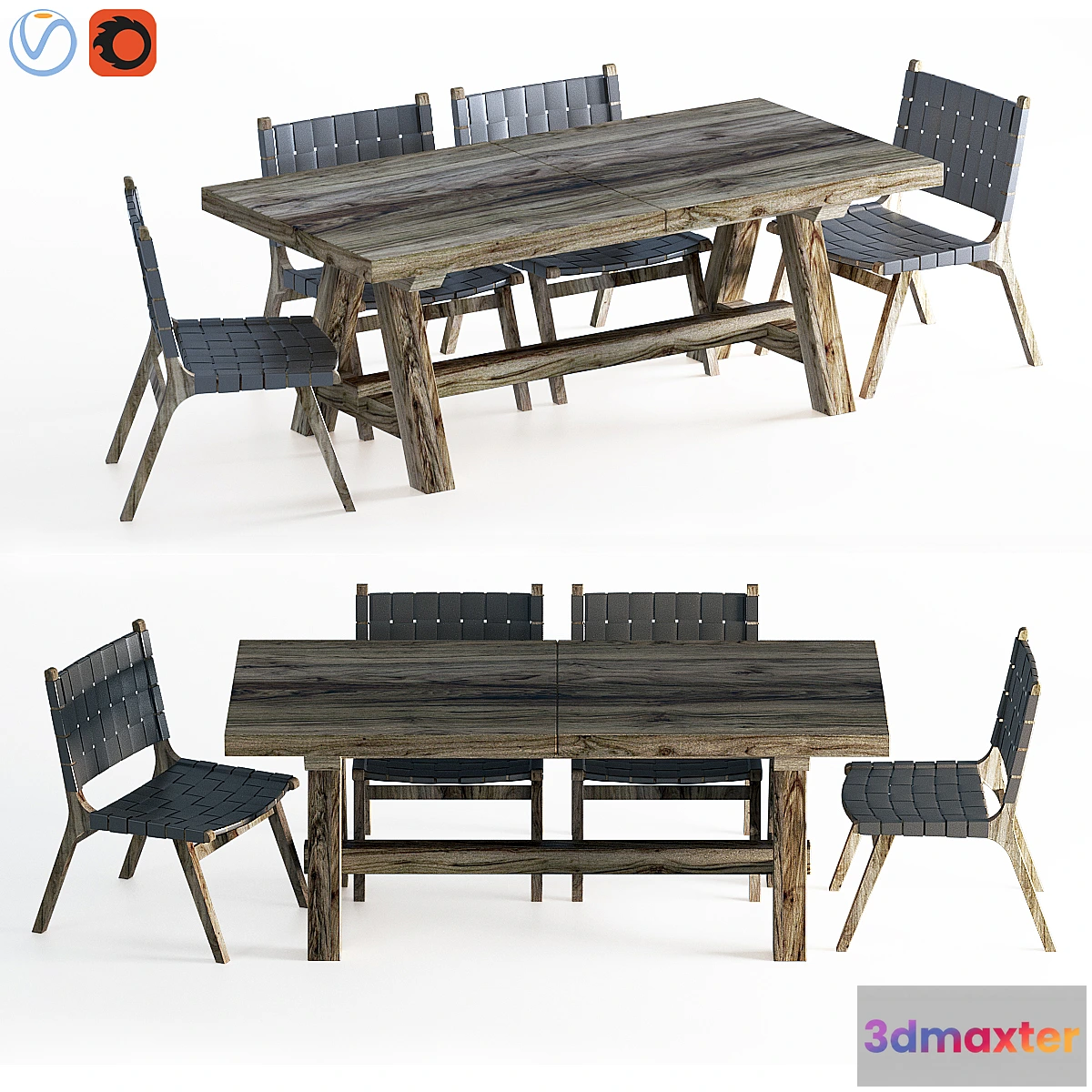 1407070 - Ezra Dining Collection 3D Max