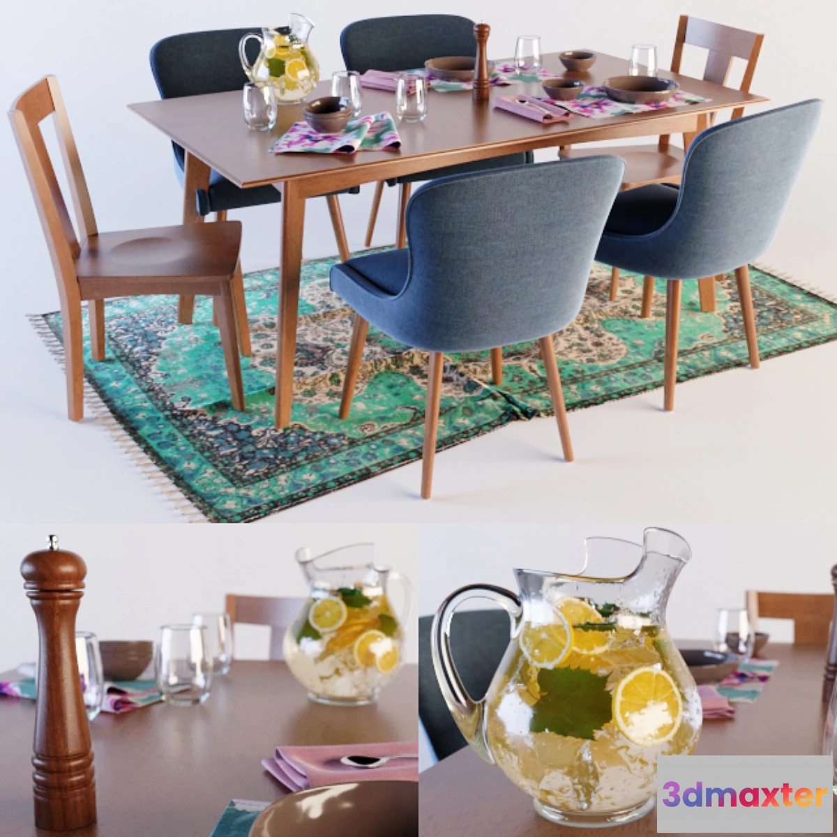 1412202 - Organic Contemporary set 3D Max