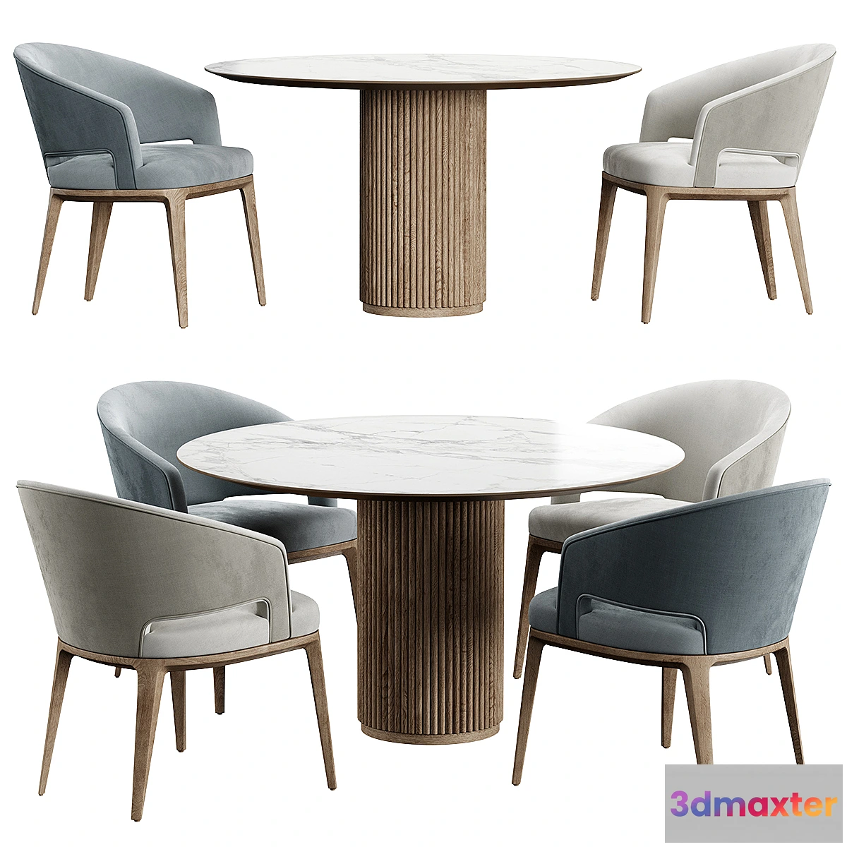 1415302 - Chair Crop Konyshev PALAIS ROYAL Table 3D Max