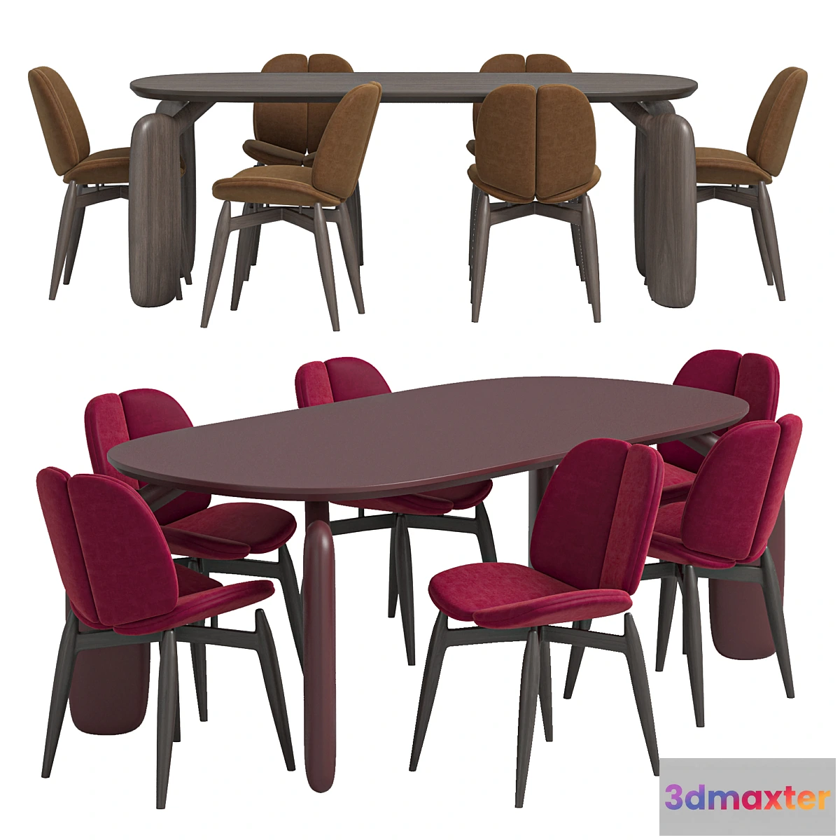 1415450 - PULP Chair And PULP DINING TABLE 3D Max