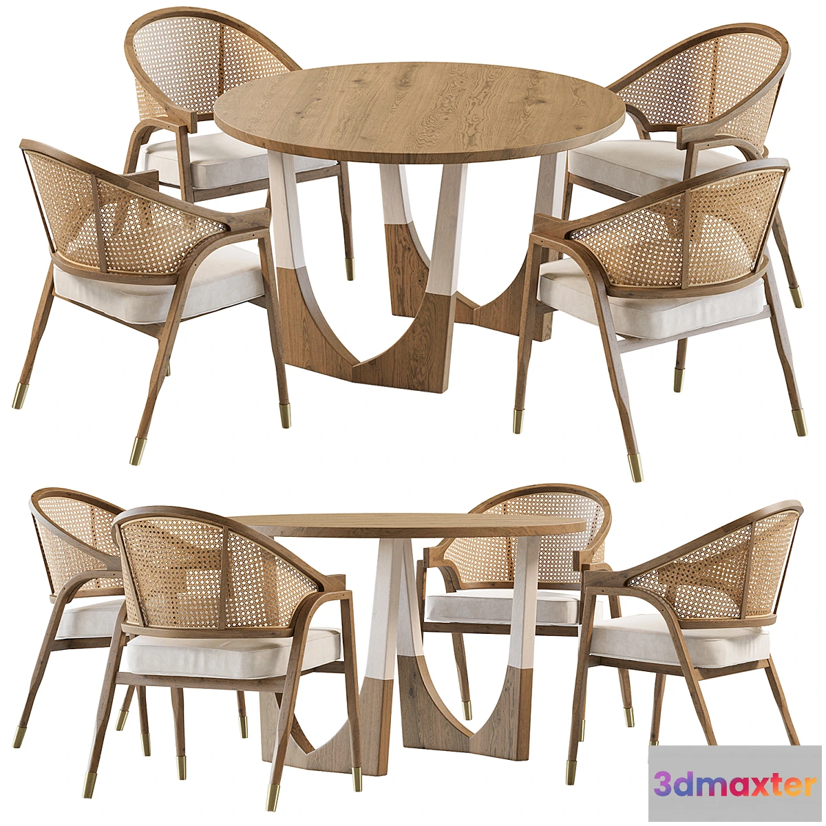 1418000 - Dinning Set 01 3D Max