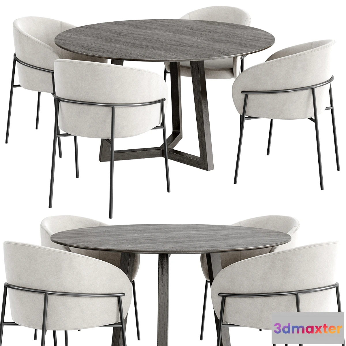 1418966 - Dinning Set 70 3D Max