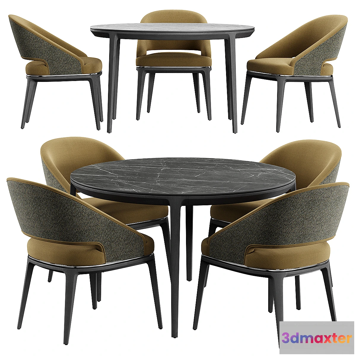 1420392 - Chair Cut Konyshev PLAYGROUND MODERN ROUND Table 3D Max