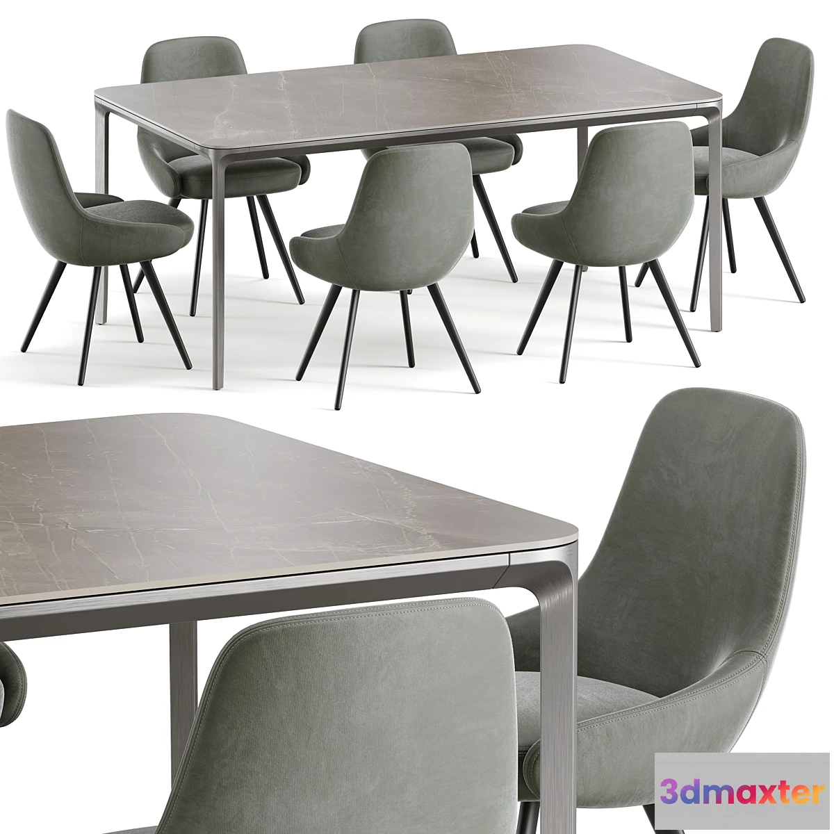 1424958 - Soviet Dining Set 1 3D Max