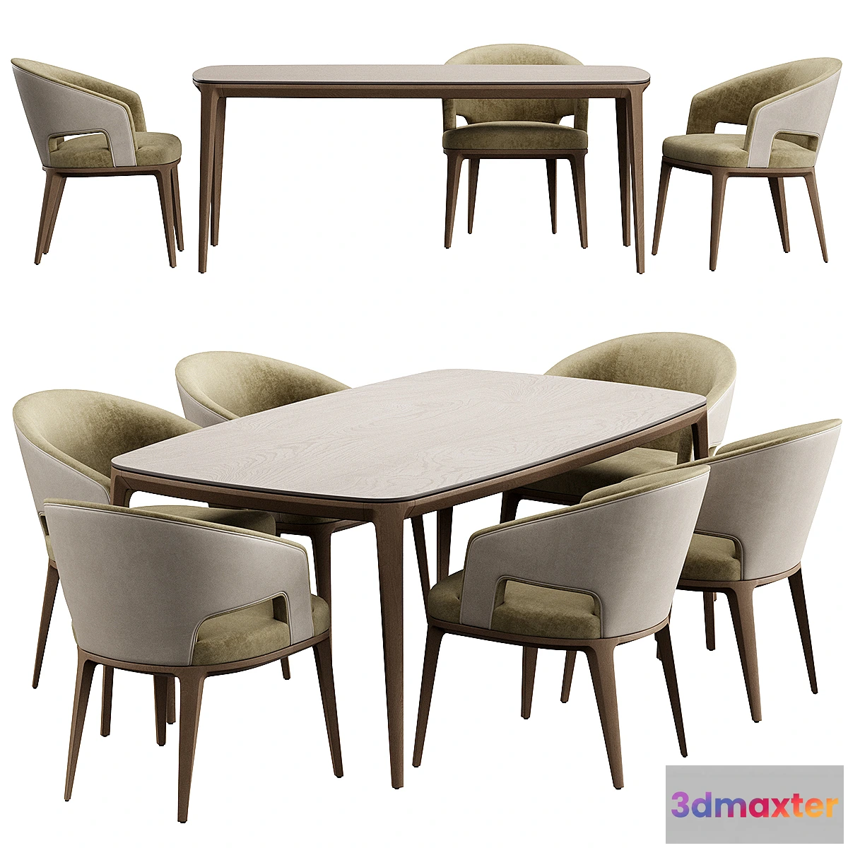 1428694 - Chair Crop M Konyshev PLAYGROUND MODERN Table 3D Max