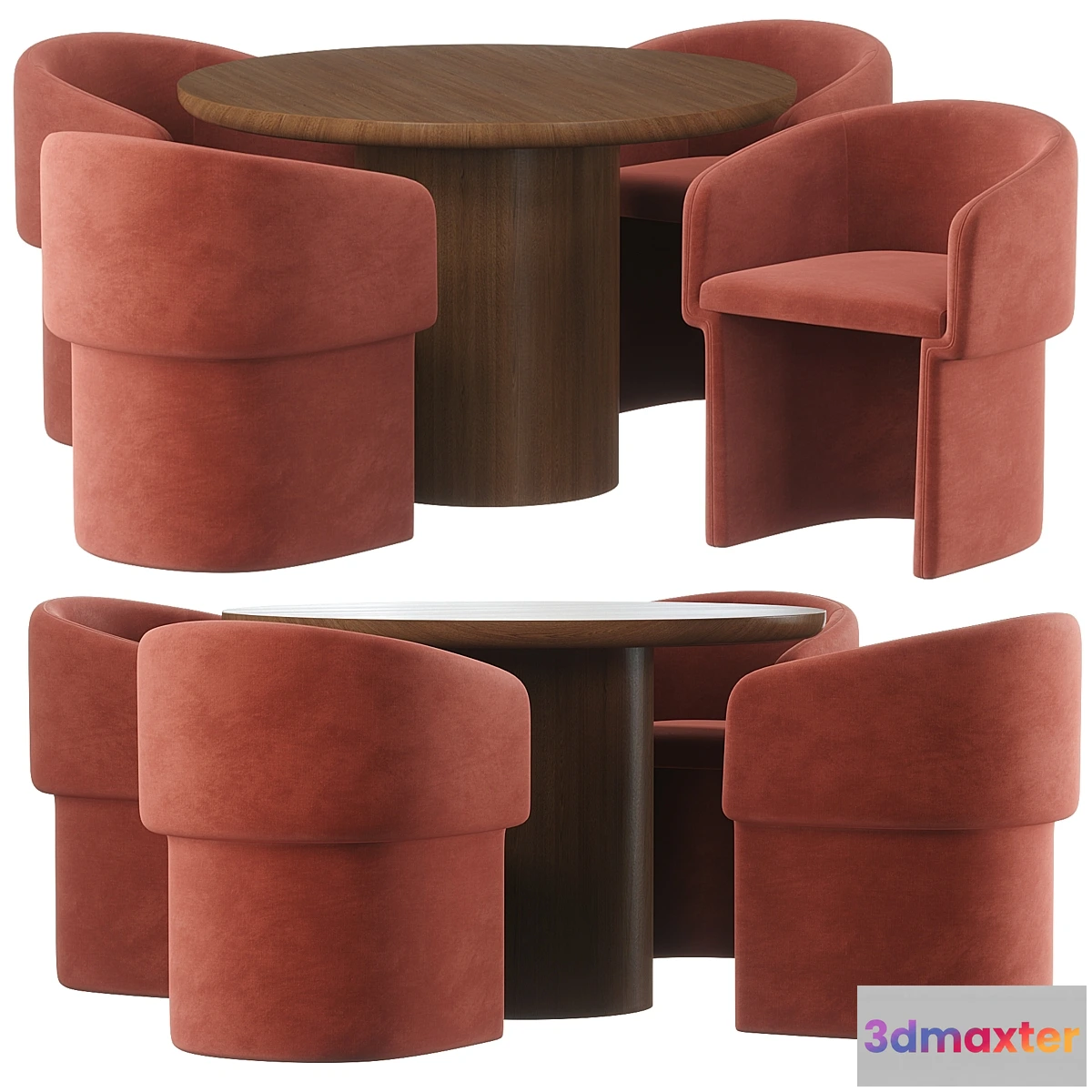 1434318 - CLEMENTINE DINING set 3D Max