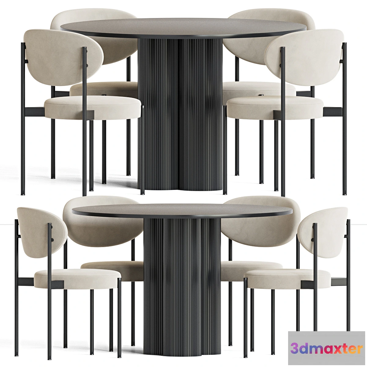 1434420 - Dinning Set 106 3D Max