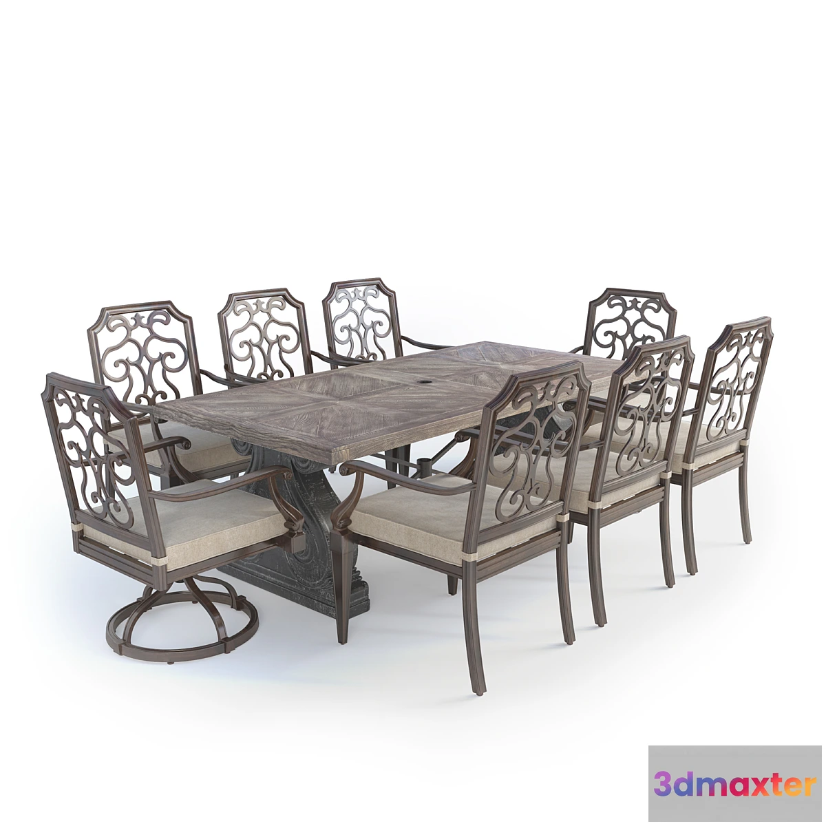 1435572 - gabrielle dining set 3D Max