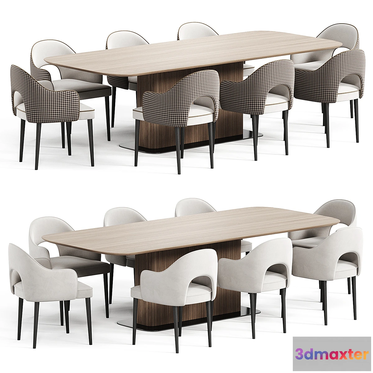 1443988 - Dining Set 16 3D Max