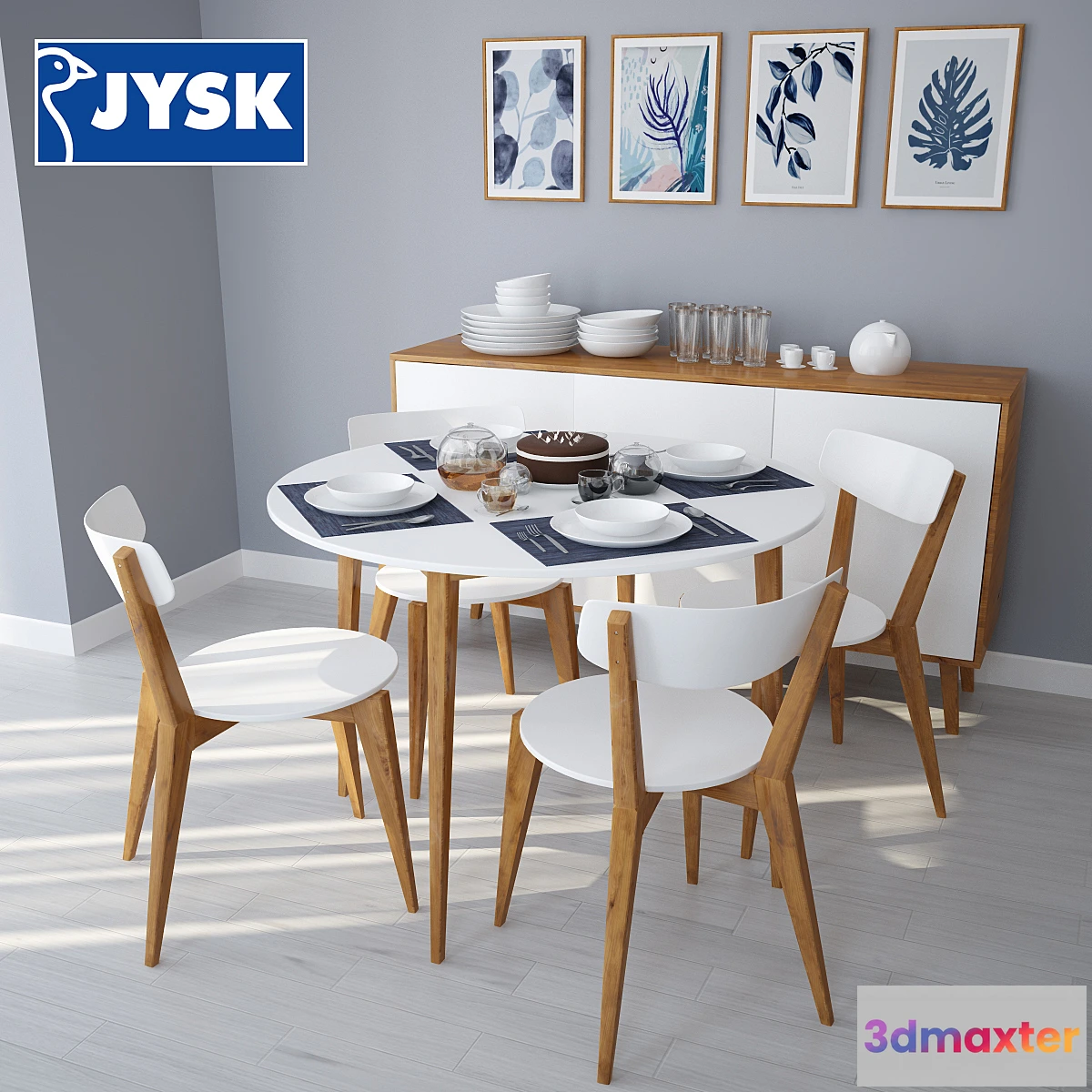 1444952 - Jysk dinner set one 3D Max