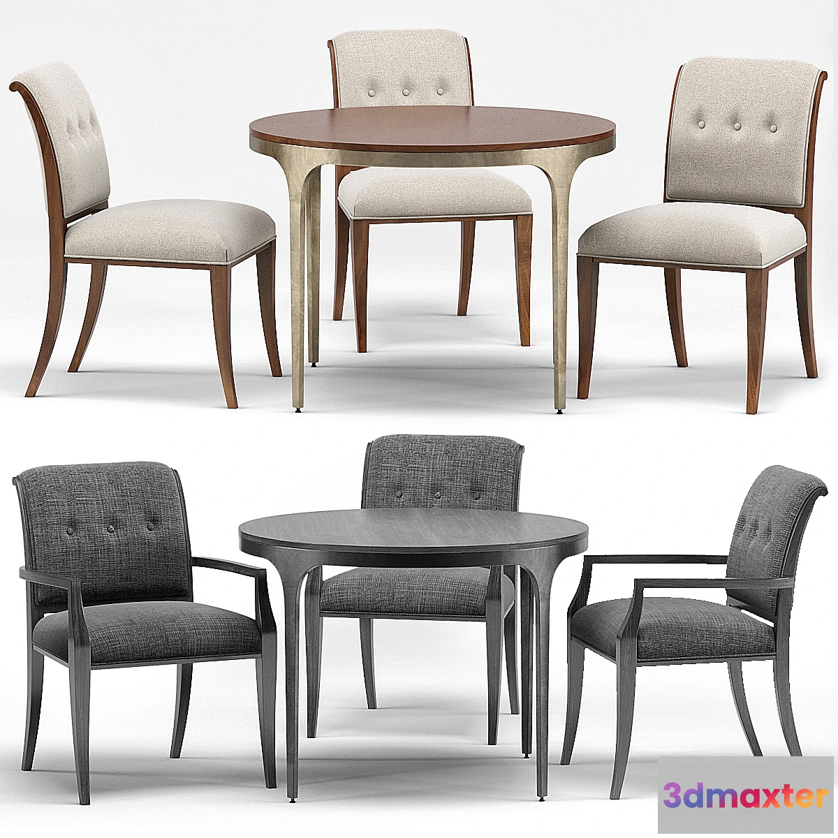 1450274 - Snappy Dining Chair Eda Dining Table 3D Max