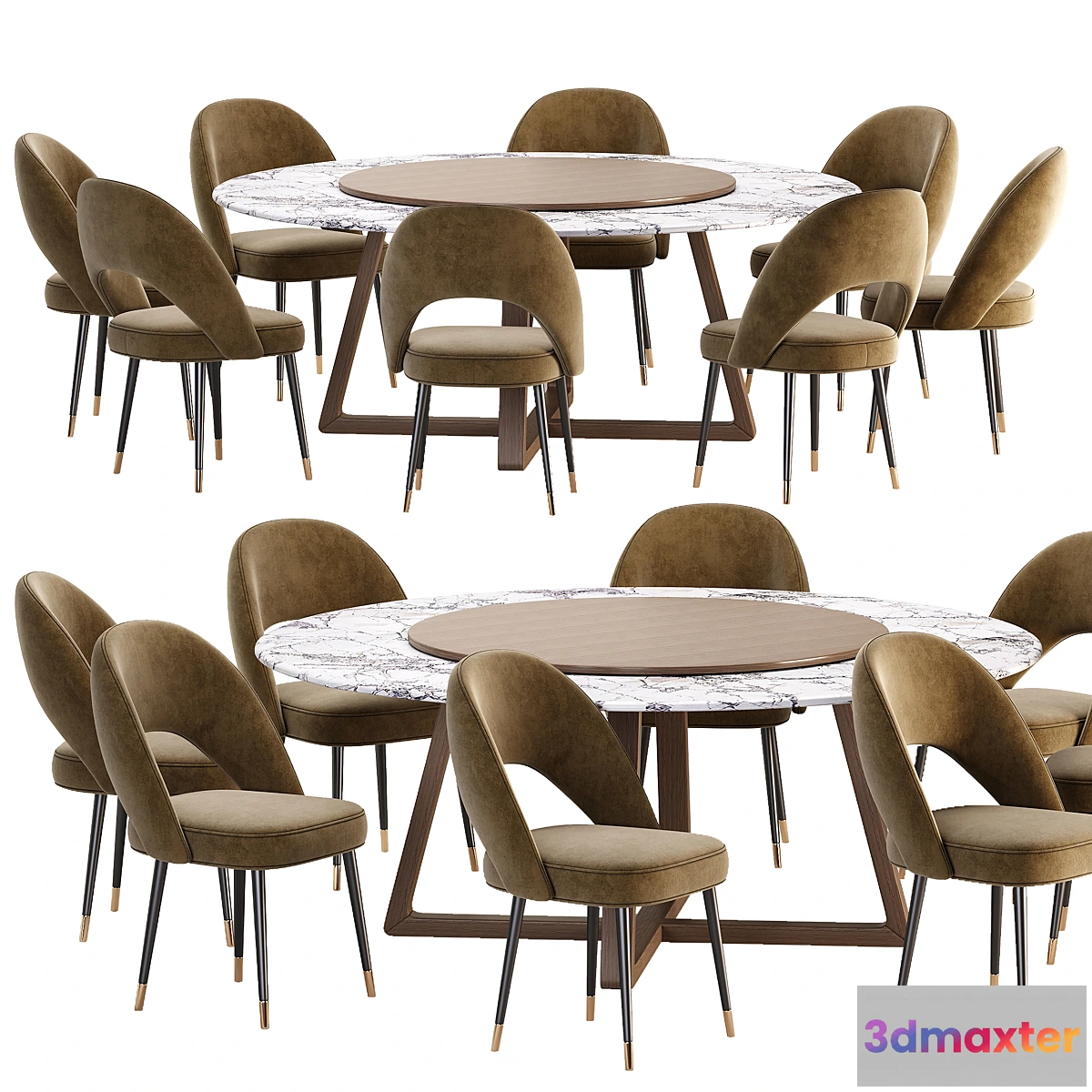 1455348 - Dining Set 3D Max