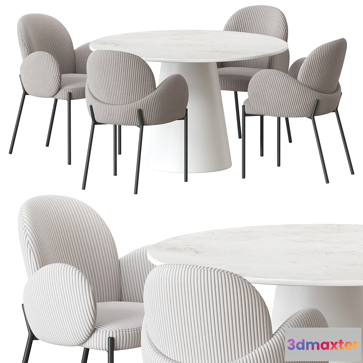 1455638 - Table Laurie chair Macy 3D Max