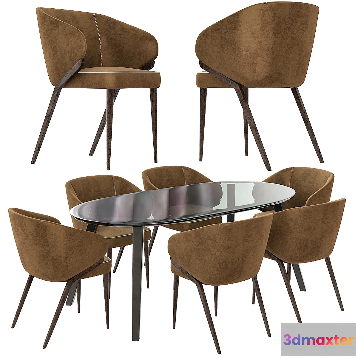 1458448 - Piliform Dining Set 2 3D Max