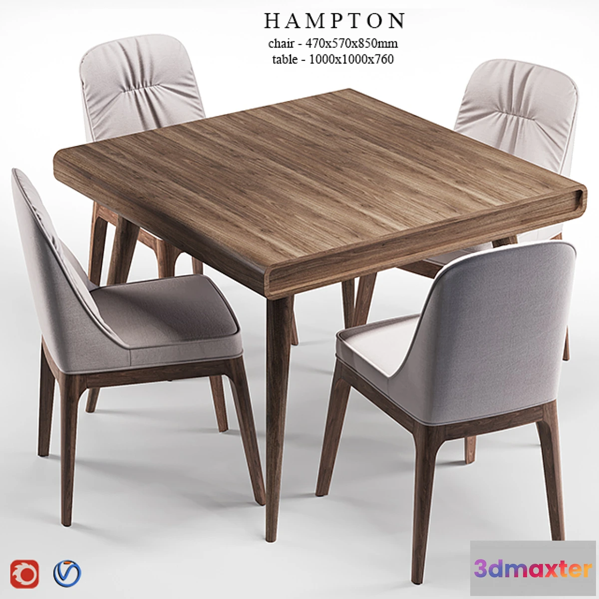 1463658 - Dantone Hampton set 3D Max
