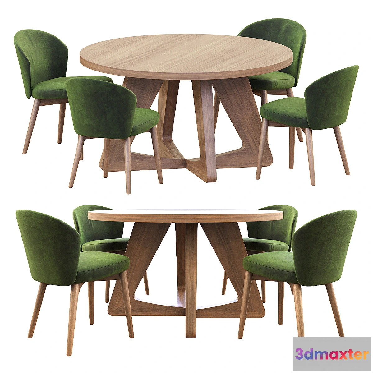 1466160 - Table with chairs - Lsd Martín Consuegra 3D Max