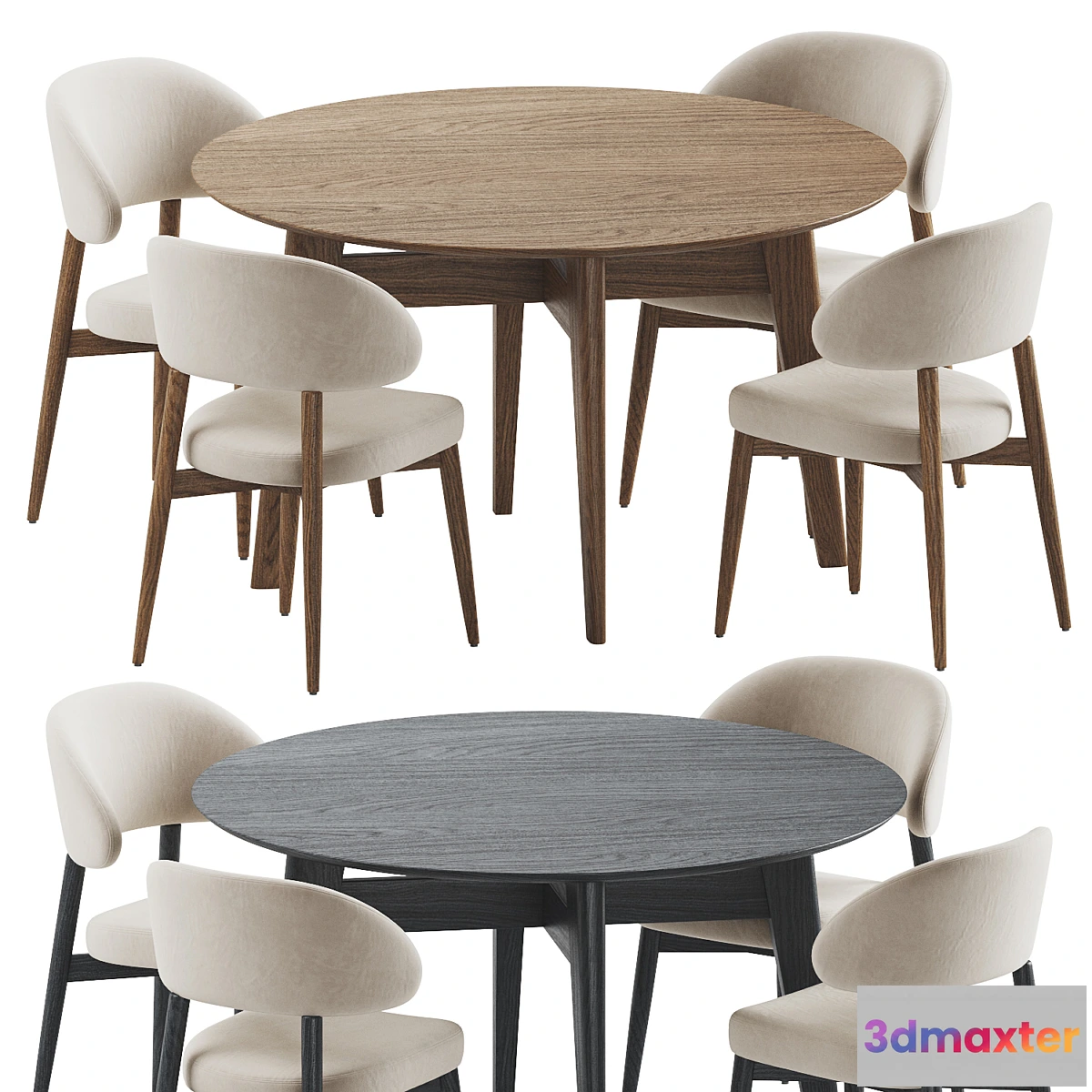1466714 - Dining Set 248 3D Max