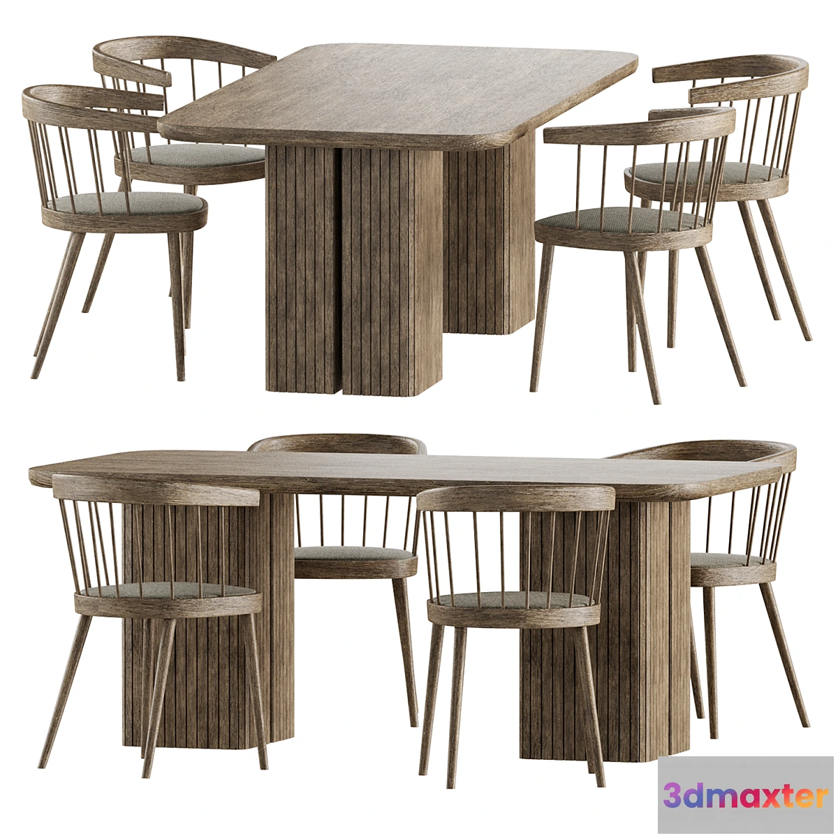 1474282 - Dining set by Laredoute 3D Max