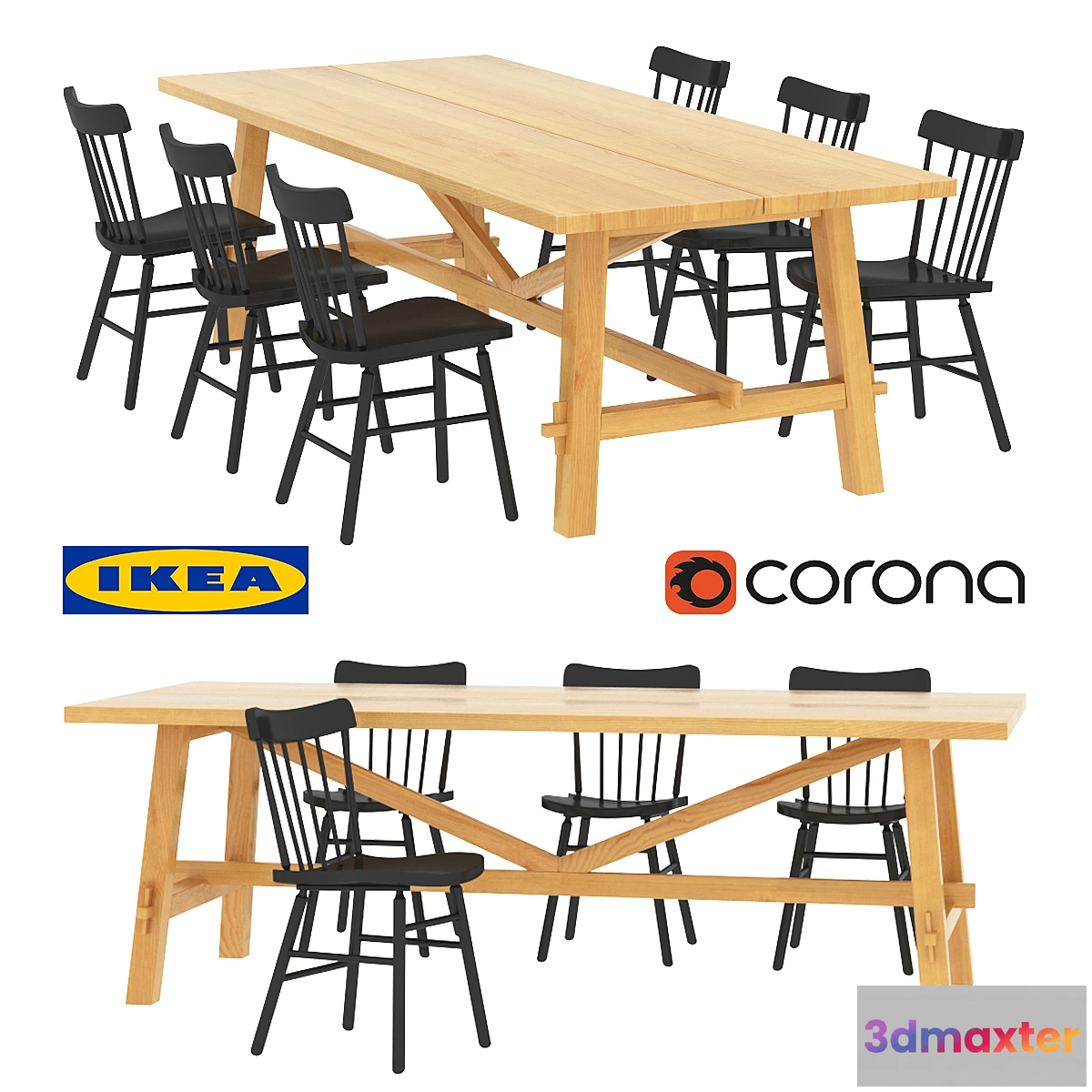 1477310 - Ikea set 3D Max