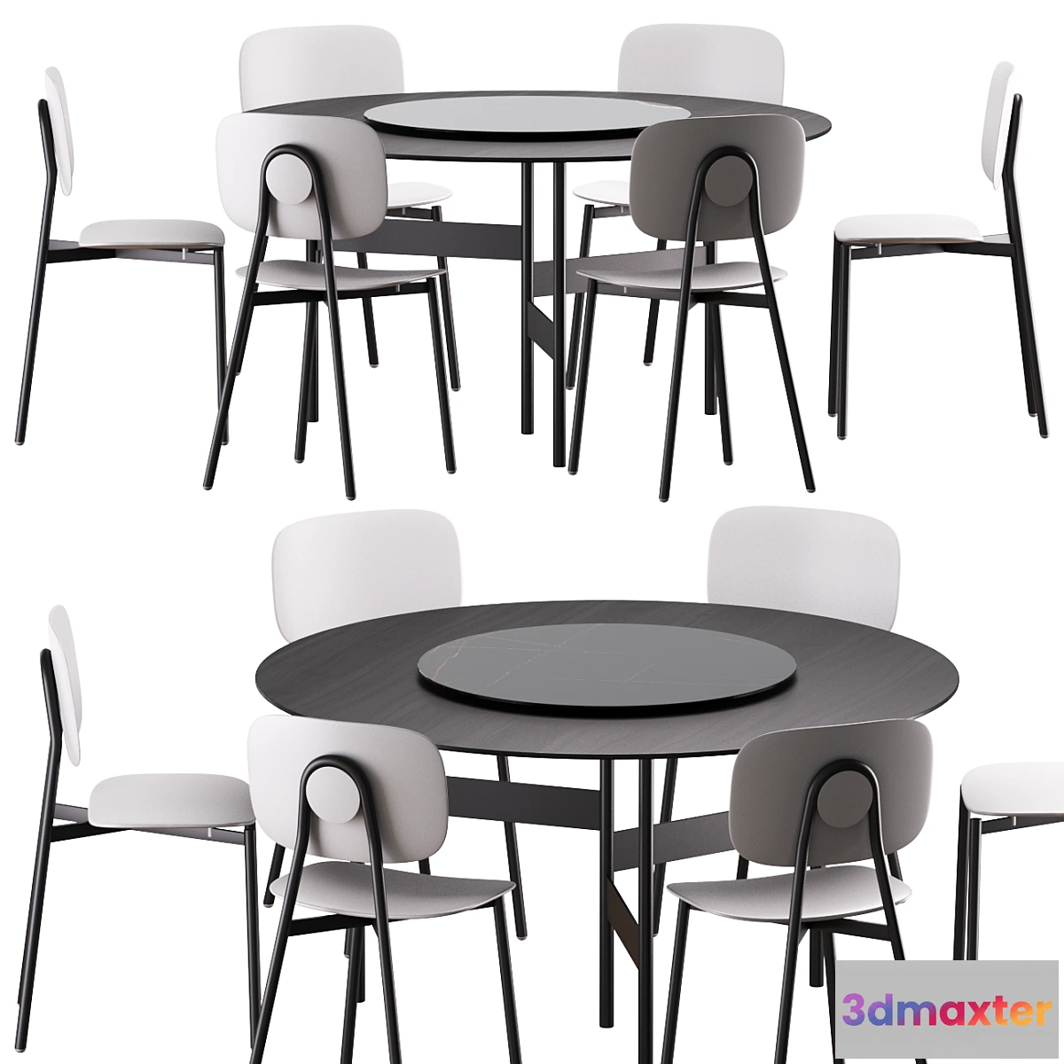1477558 - Dining set 03 3D Max
