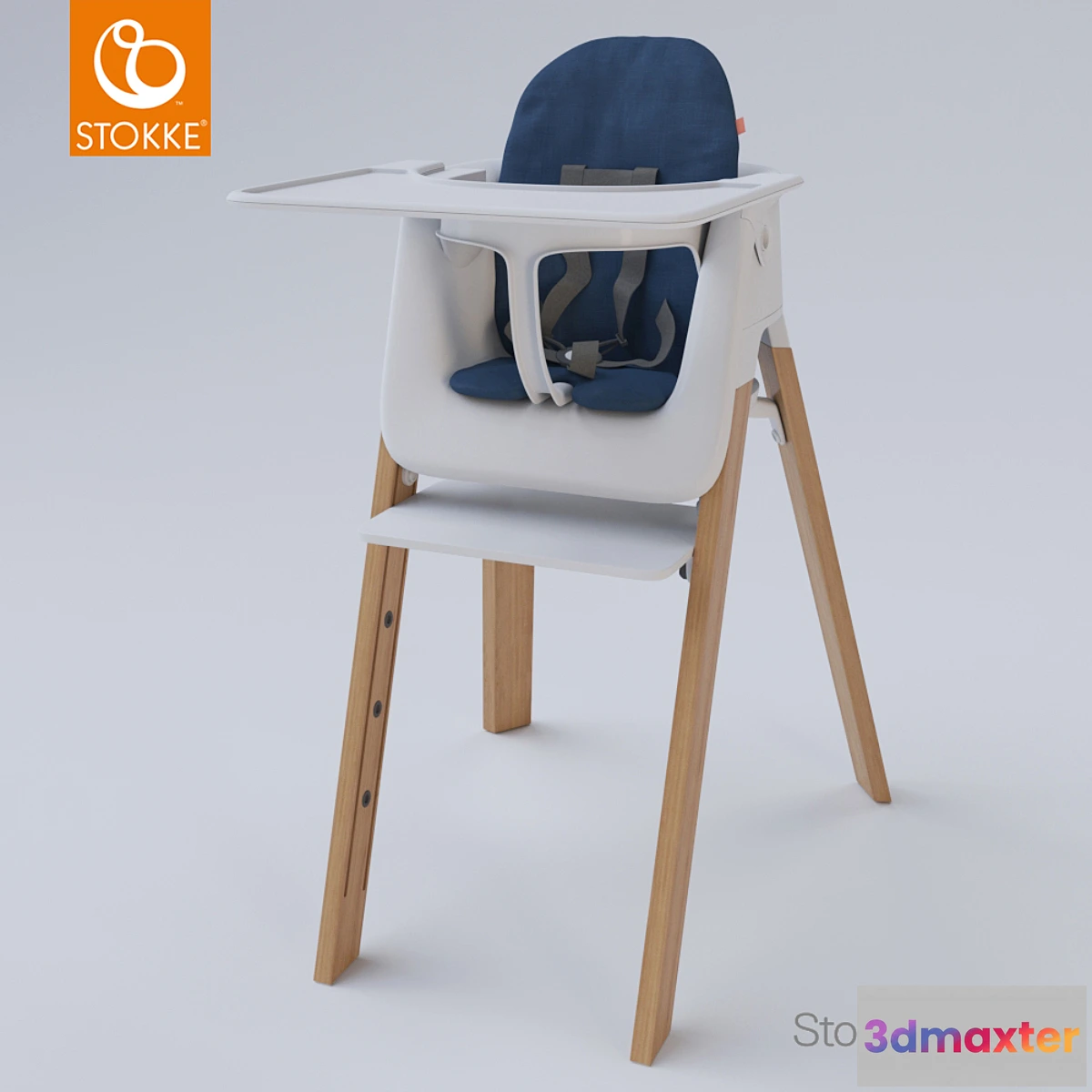 1477754 - Stokke Steps Chair 3D Max