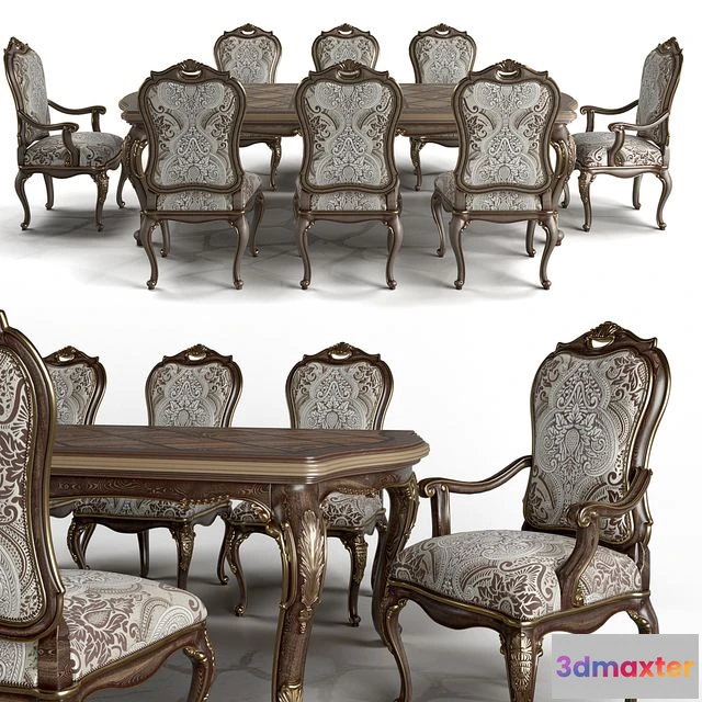 1540465 - Carson Aria Dining 3D Max