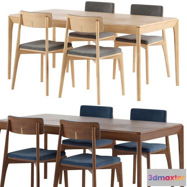 1542253 - Aska Dining Set 3D Max