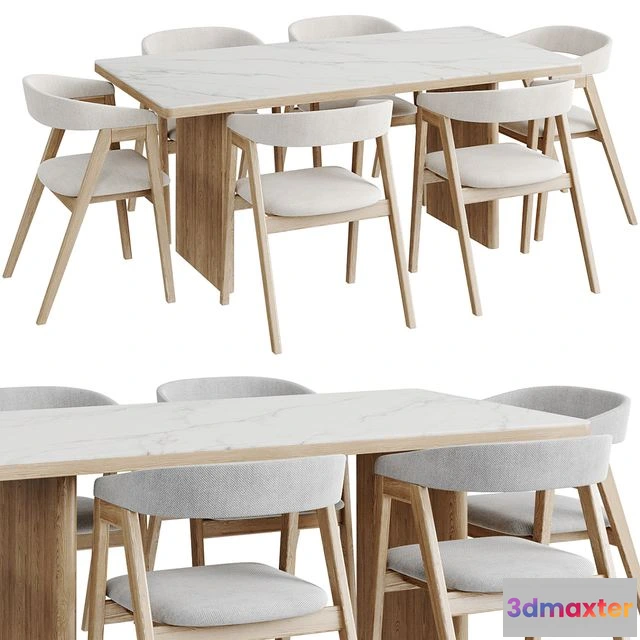 1542663 - Dinning Set 132 3D Max