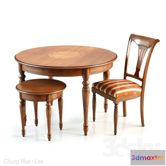 1543347 - Siena Chear + Table 3D Max