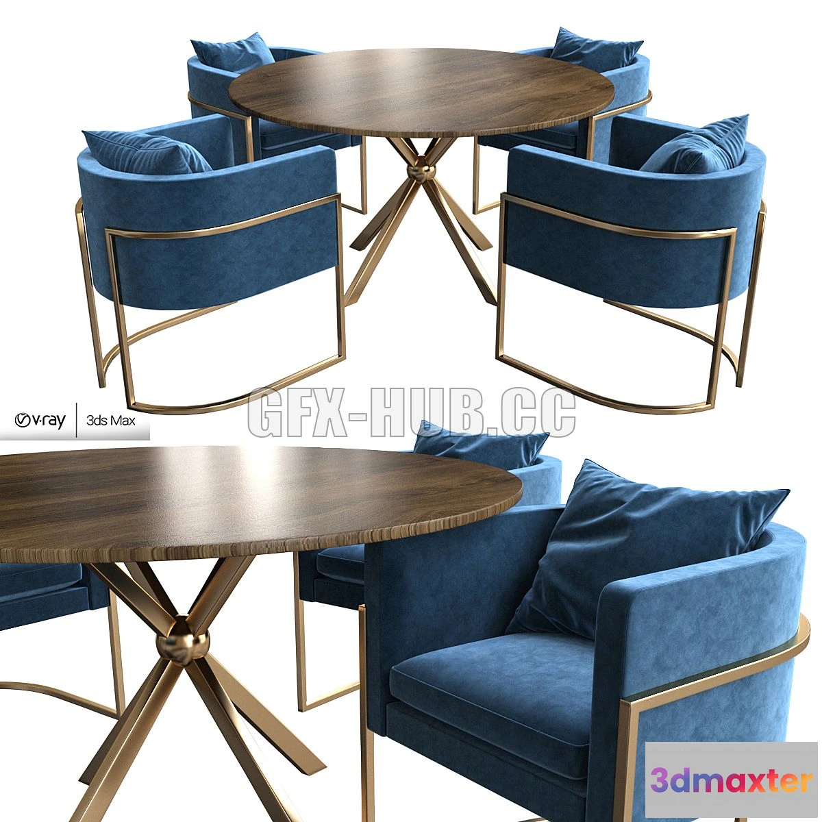 1546927 - Julius Side Chair 3D Max