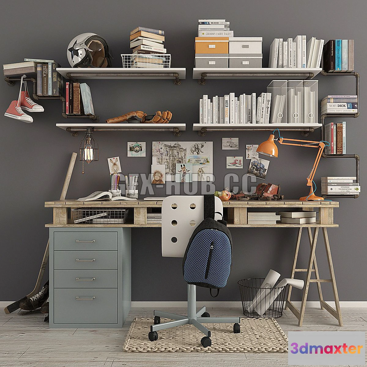 1547771 - School Set 3D Max