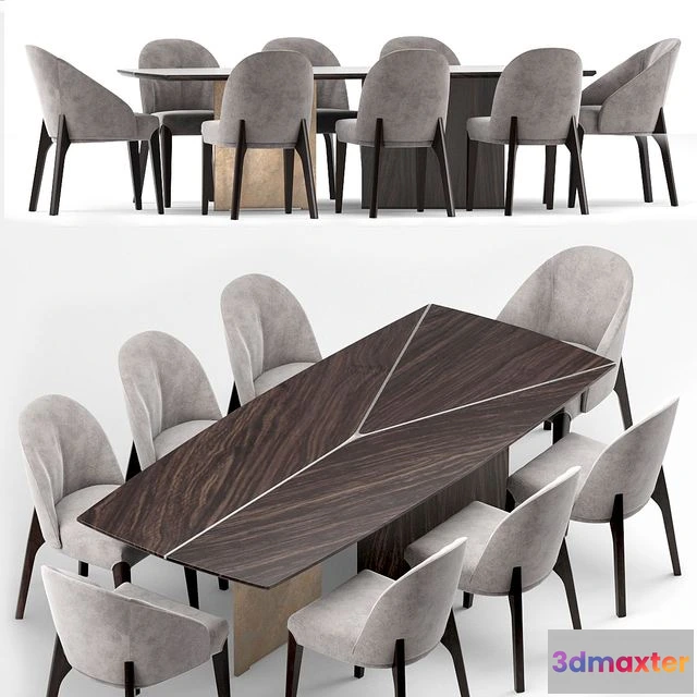 1551153 - Dining Set Epsilon Arketipo 3D Max