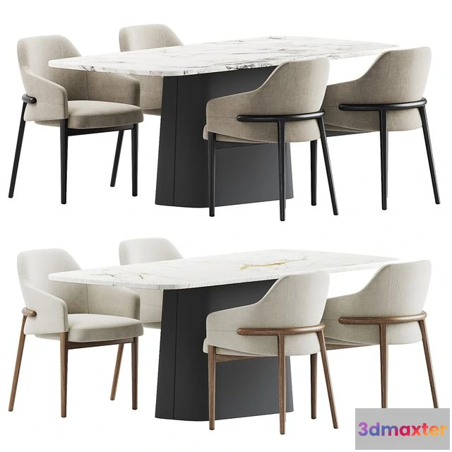 1554033 - Dining Set 17 3D Max