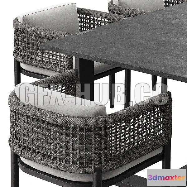 1556761 - Verona Dining Set 3D Max