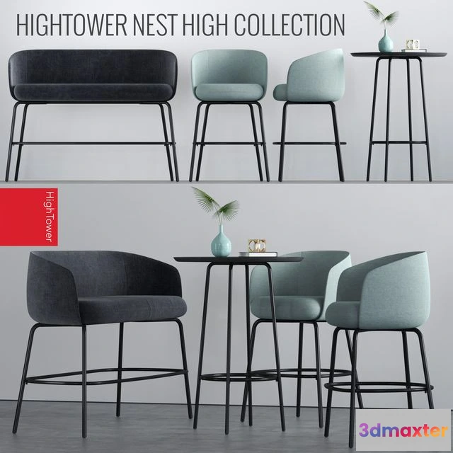 1557353 - HighTower High Nest Set 3D Max