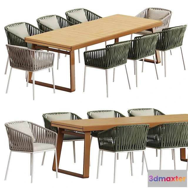 1559513 - Kettal BITTA dining table 3D Max