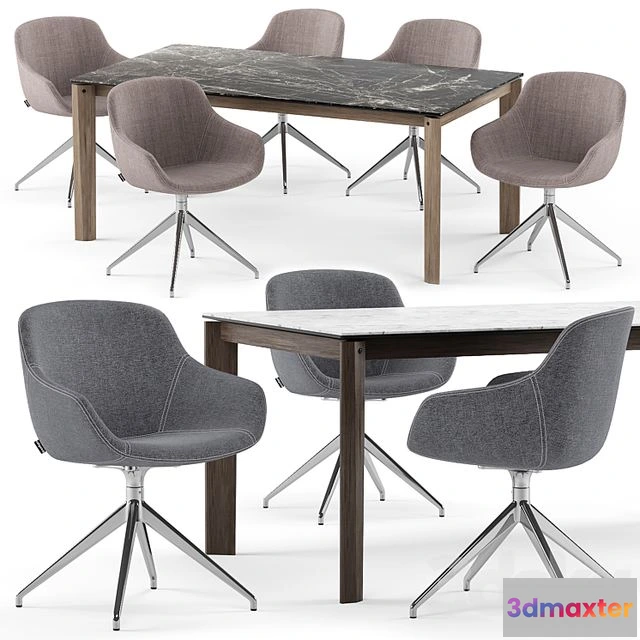1560622 - Igloo Chair and Alpha Table Calligaris 3D Max